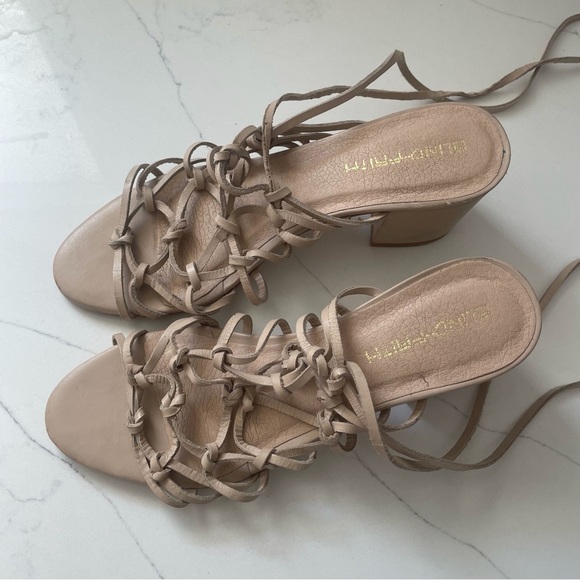 Nude Strappy Heel - Picture 2 of 4